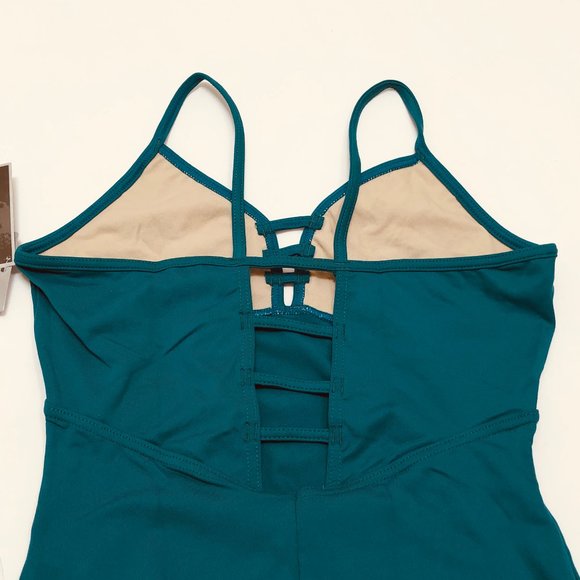 NWT So Dance Adult Women Leotard Trop Green S L XL - Picture 4 of 5
